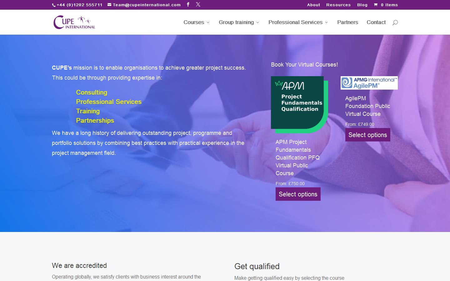 CUPE International Website