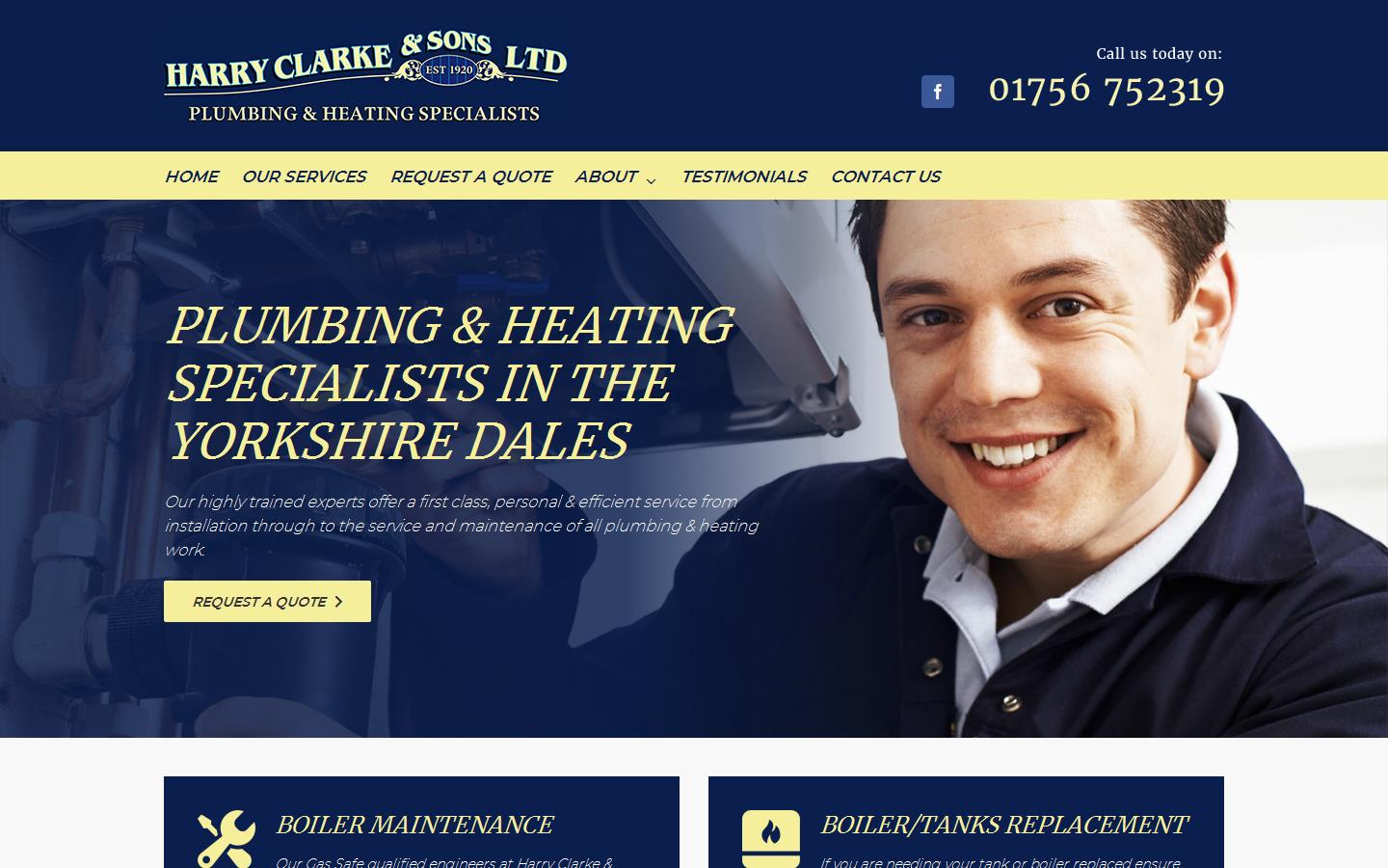 Harry Clarke & Sons Ltd Website