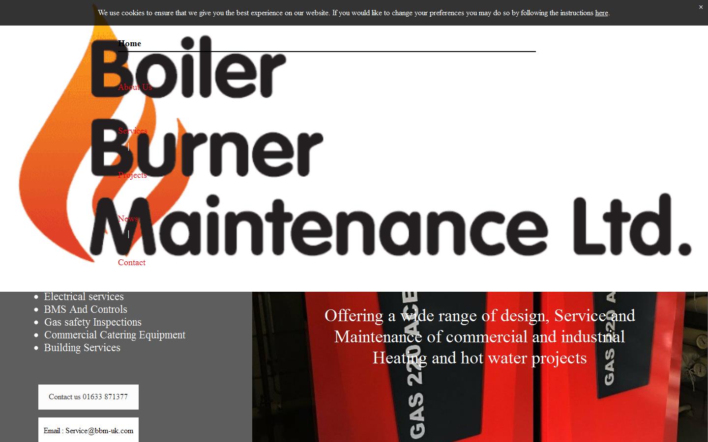 Boiler Burner Maintenance Ltd Website