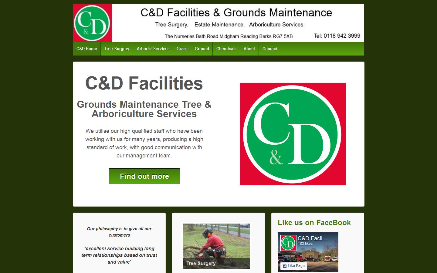 C & D Facilities & Ground Maintenance Website