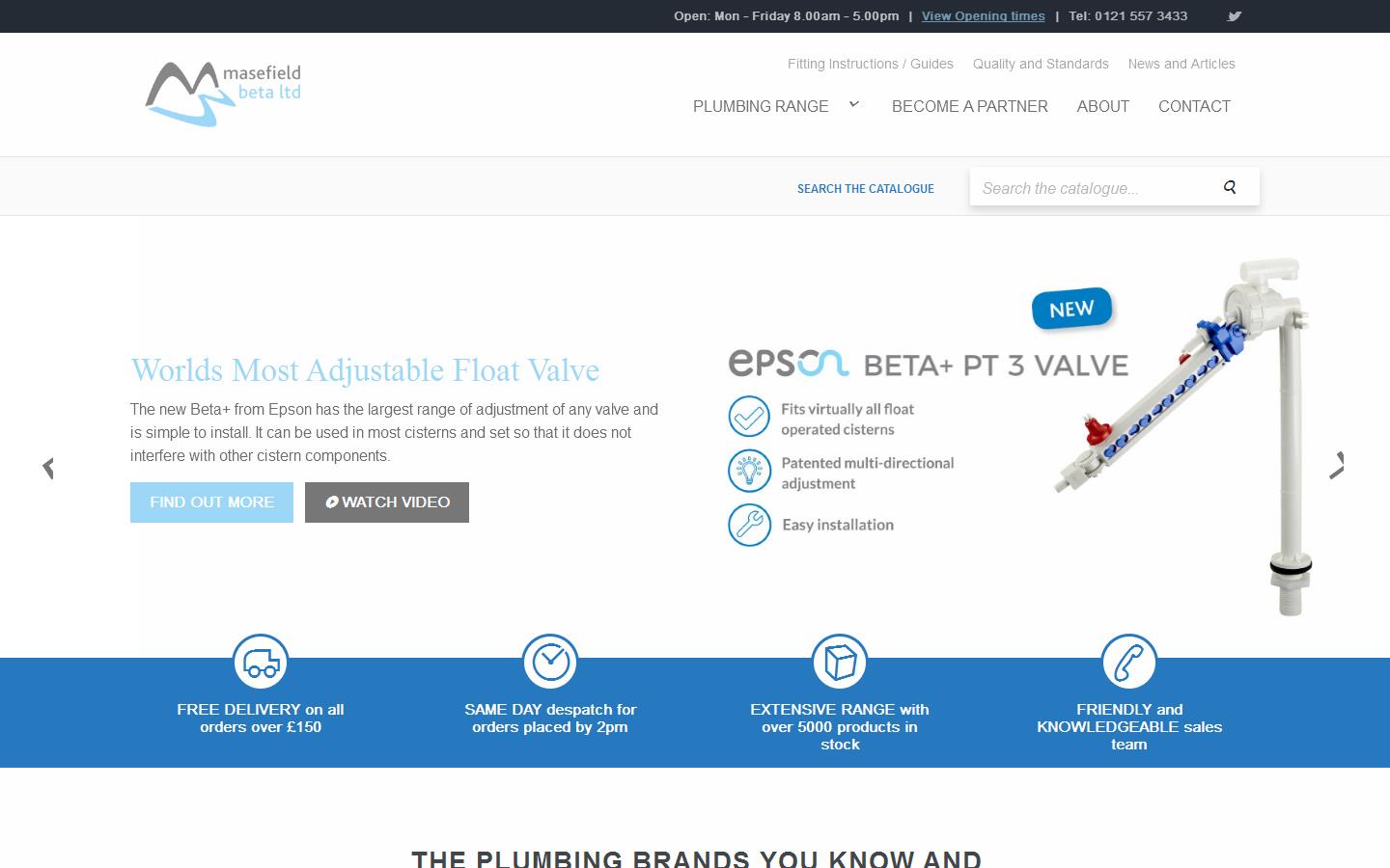 Masefield Beta Ltd Website