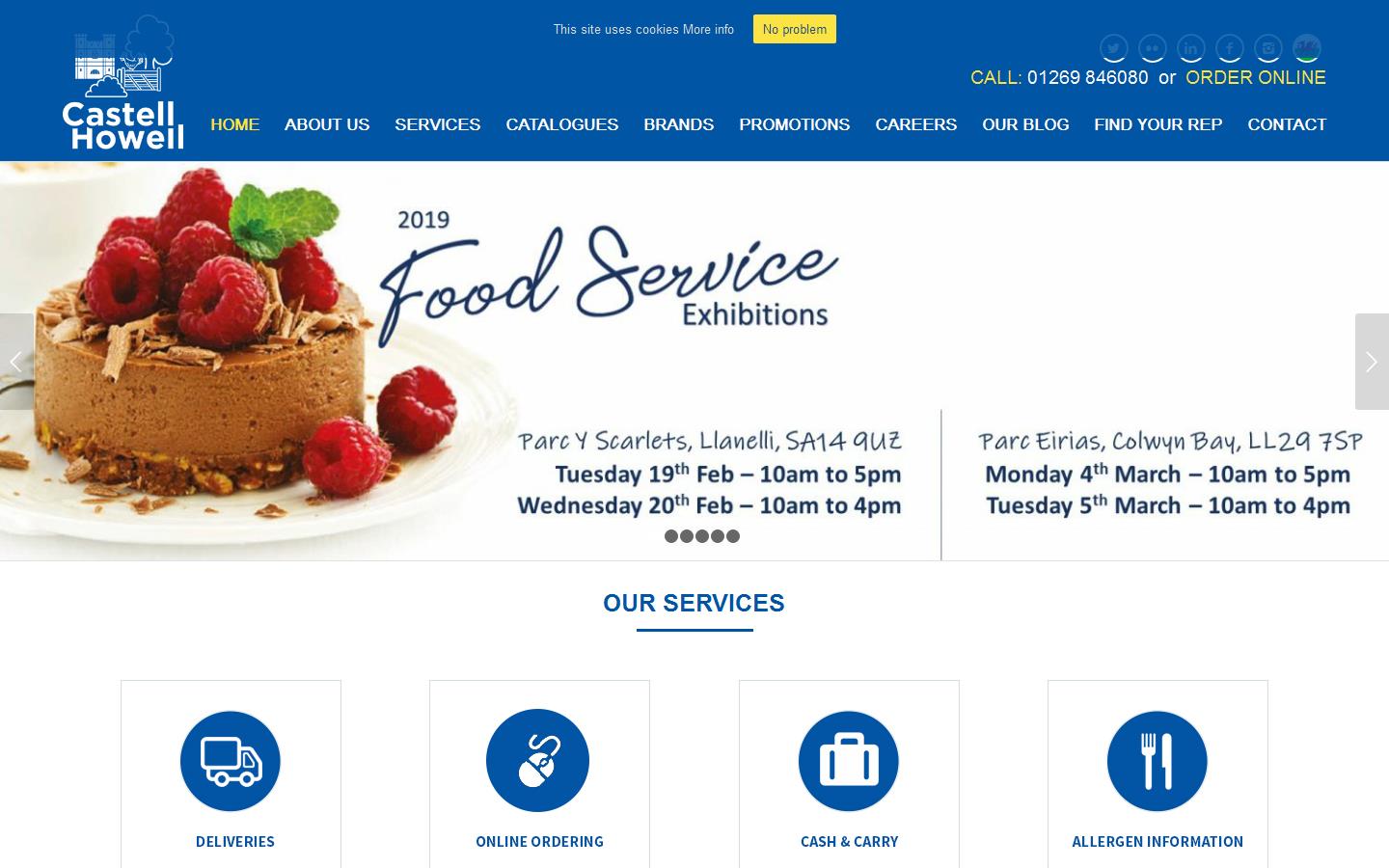 Castell Howell Foods Website