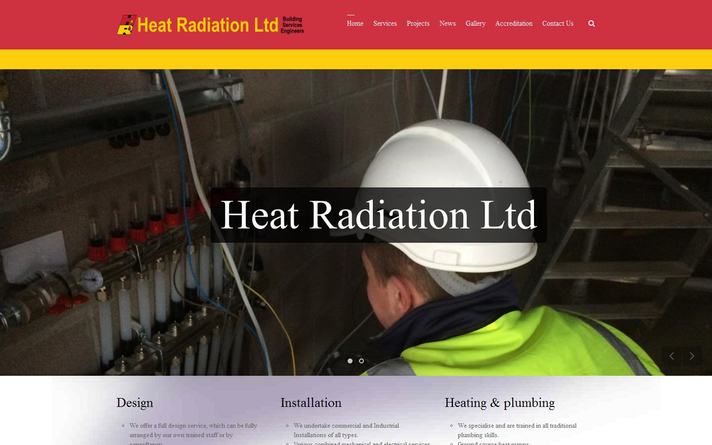 Heat Radiation Ltd Website