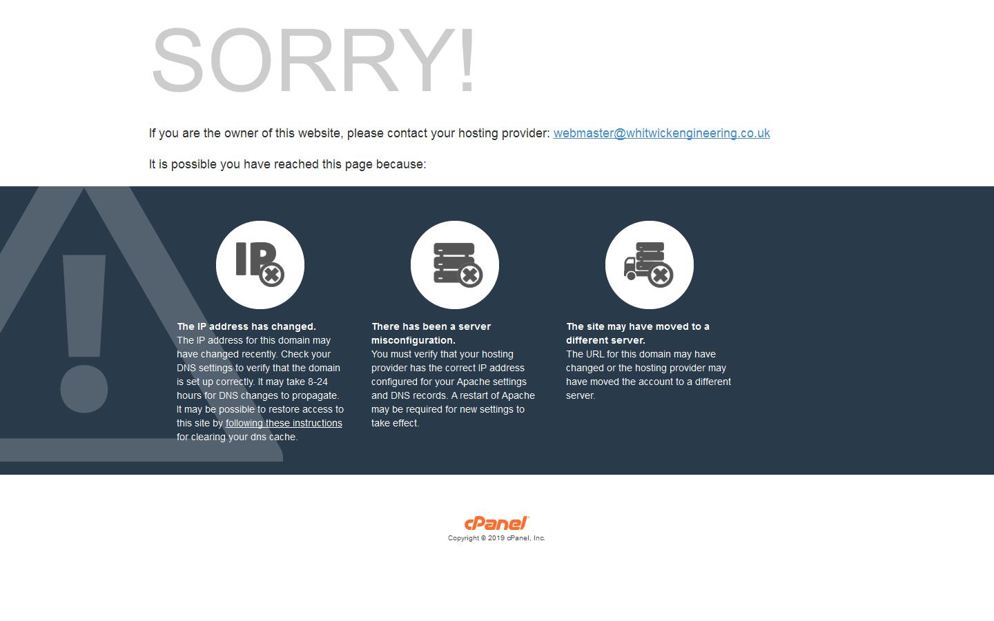 Whitwick Engineering International Ltd Website