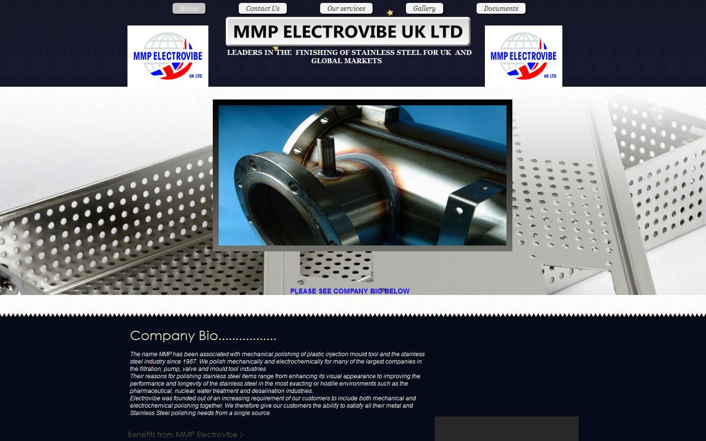 M M P Electrovibe UK Ltd Website