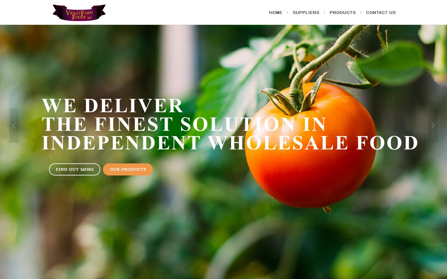 Violet Farm Foods Website