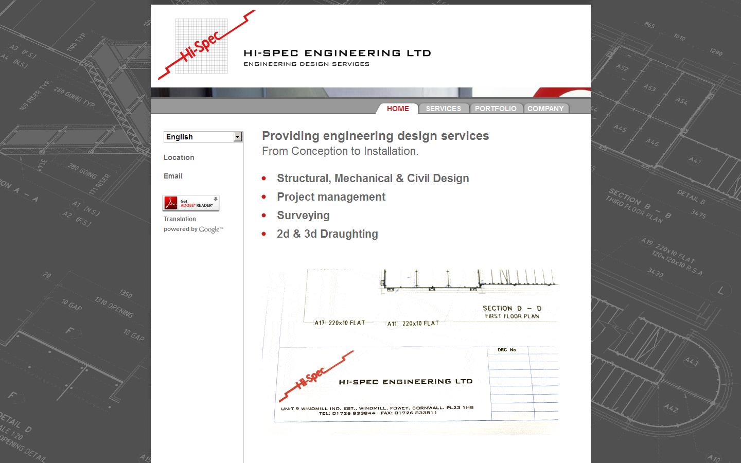 Hi-spec Engineering Ltd Website