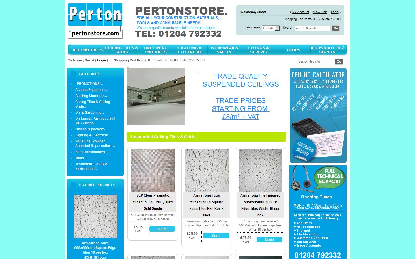 Perton Store Website