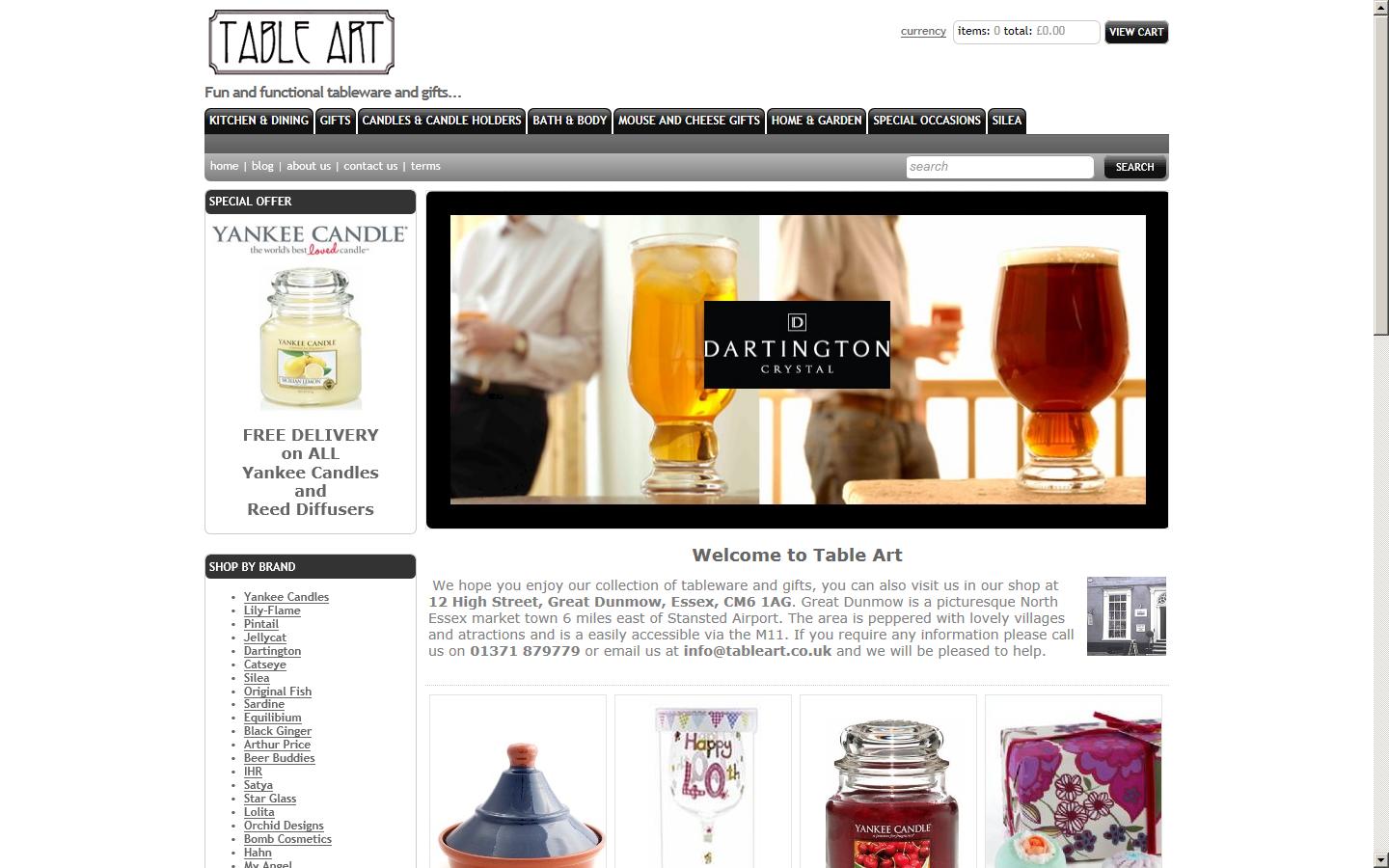 Table Art Website