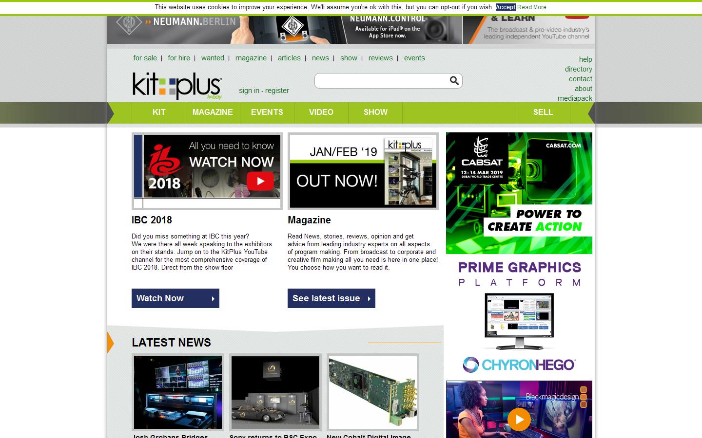 T V Bay Website