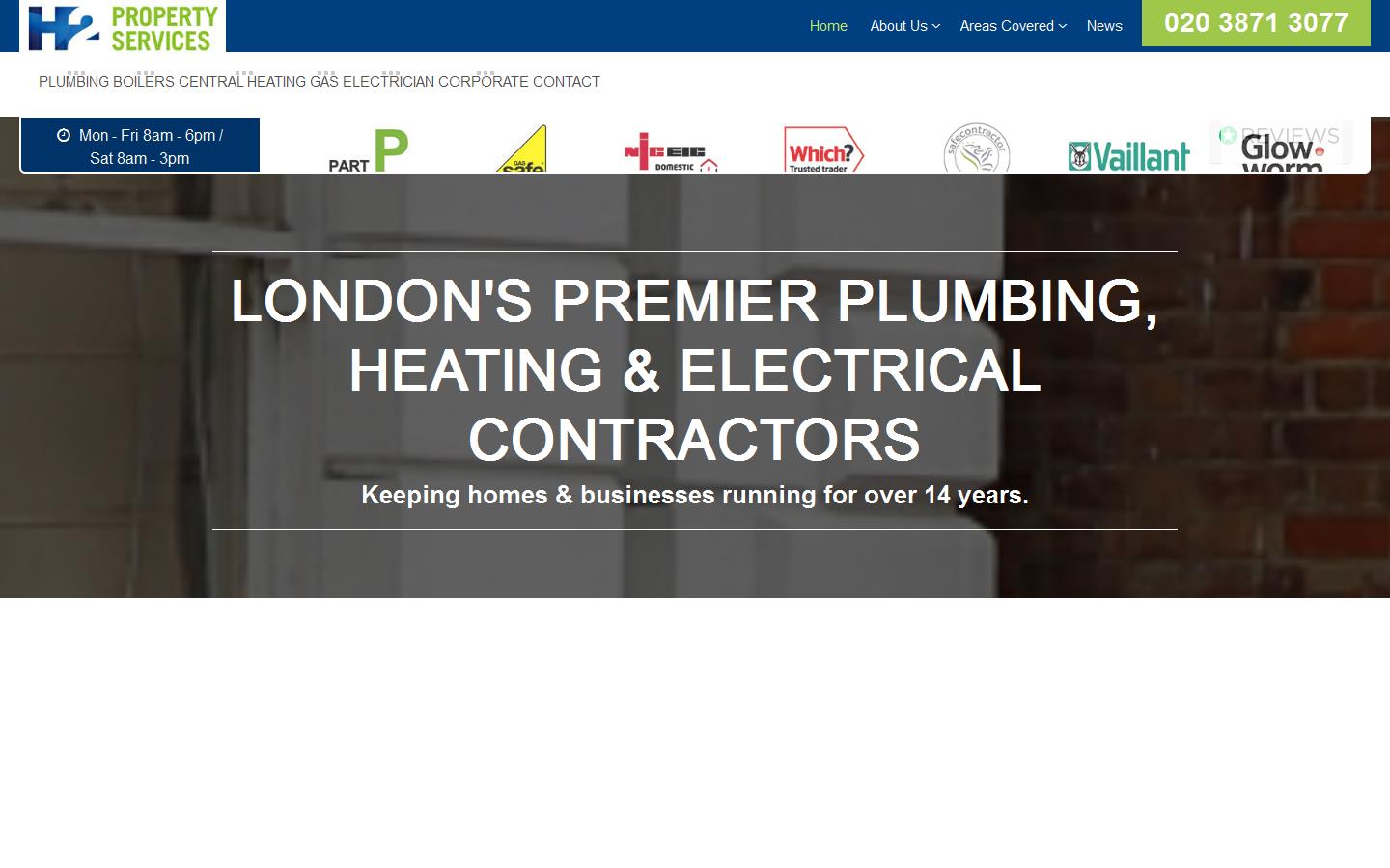 H2 Properties Services Ltd Website