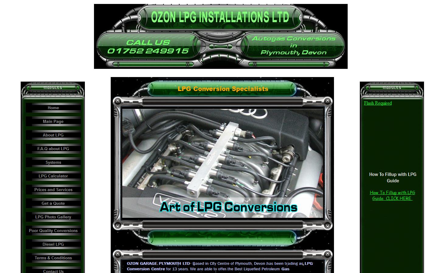 Ozon Garage Plymouth Ltd Website