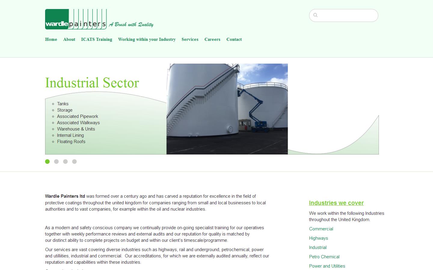Wardle Painters Website