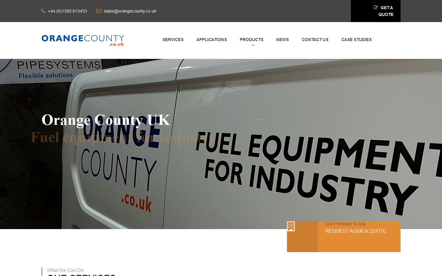 Orange County Ltd Website