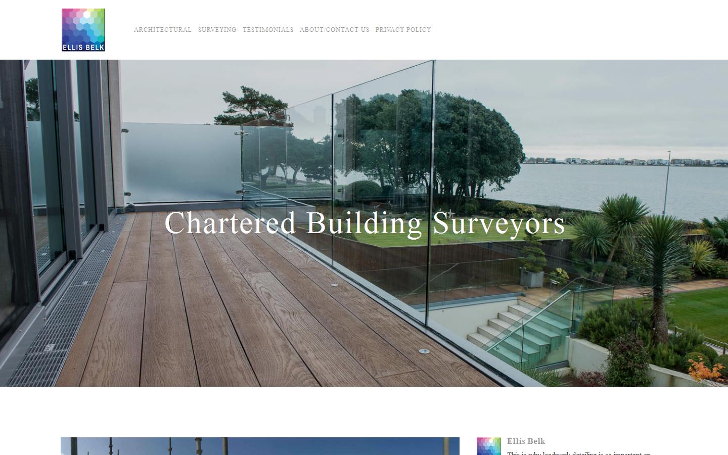Ellis Belk Website