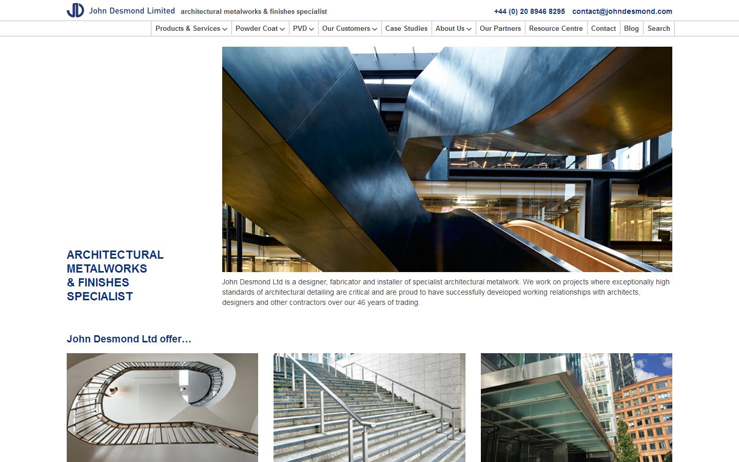 John Desmond Ltd Website