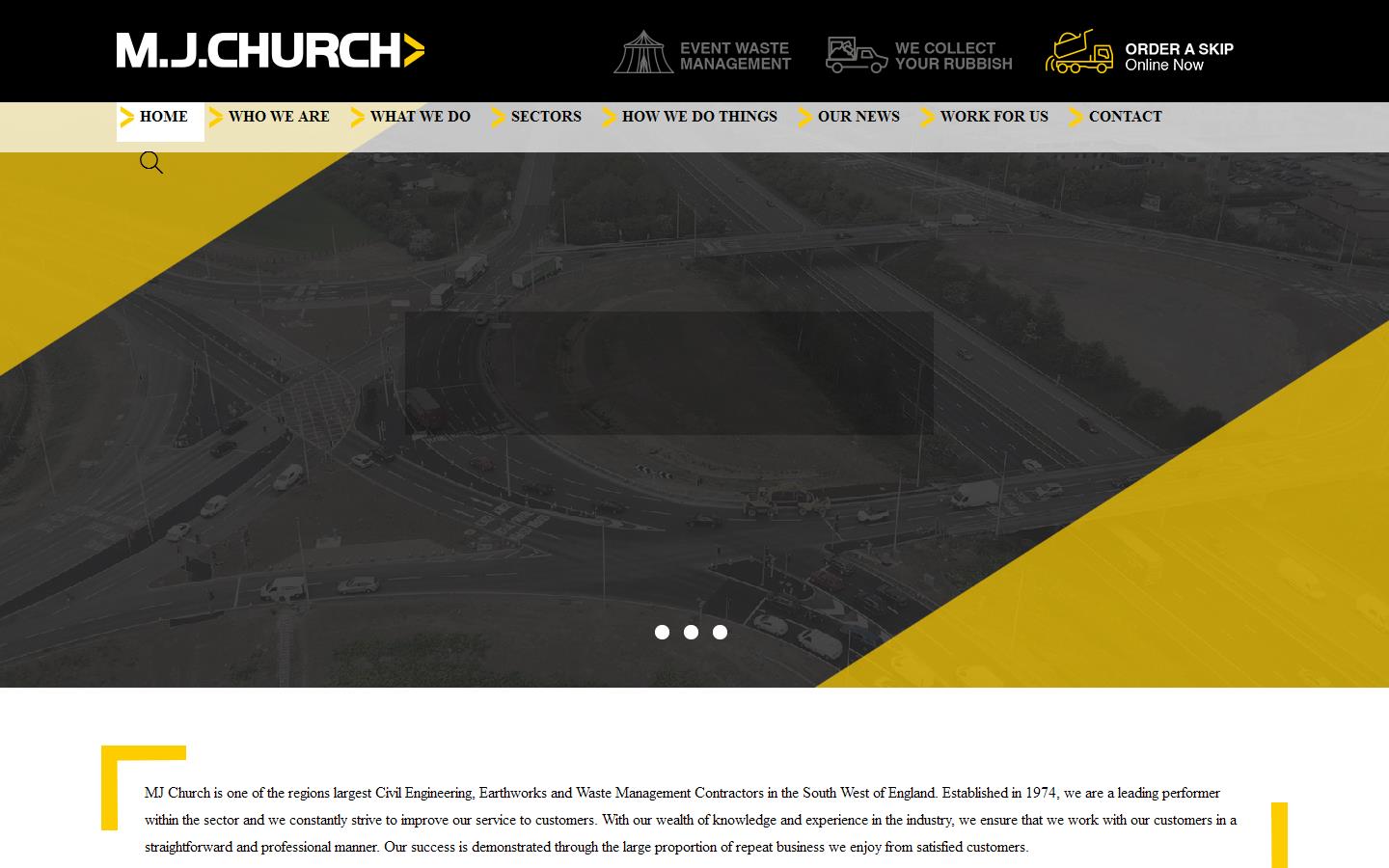 M J Church Website