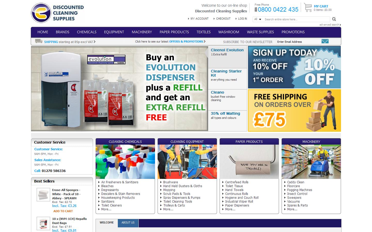 Cleaning Services Direct Website