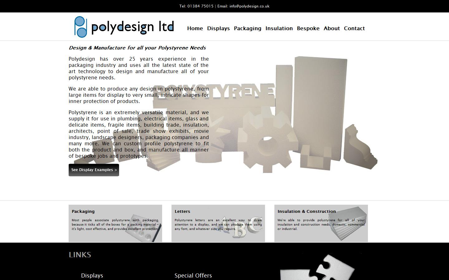 Polydesign Ltd Website