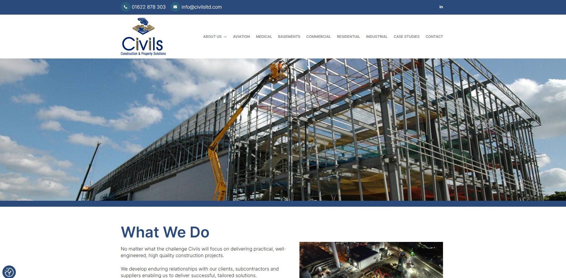 Civils Contracting Ltd Website