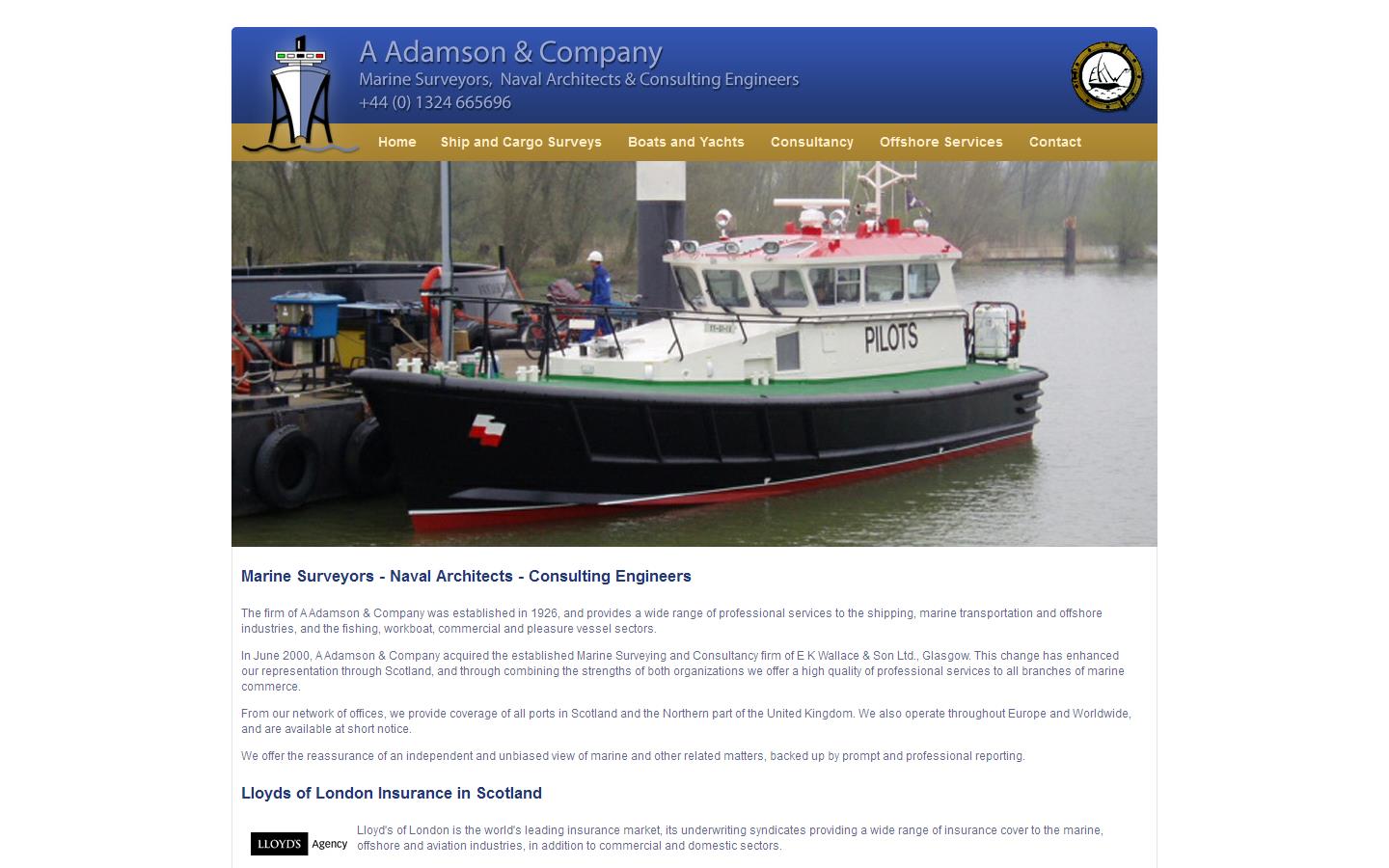 A Adamson & Company Website