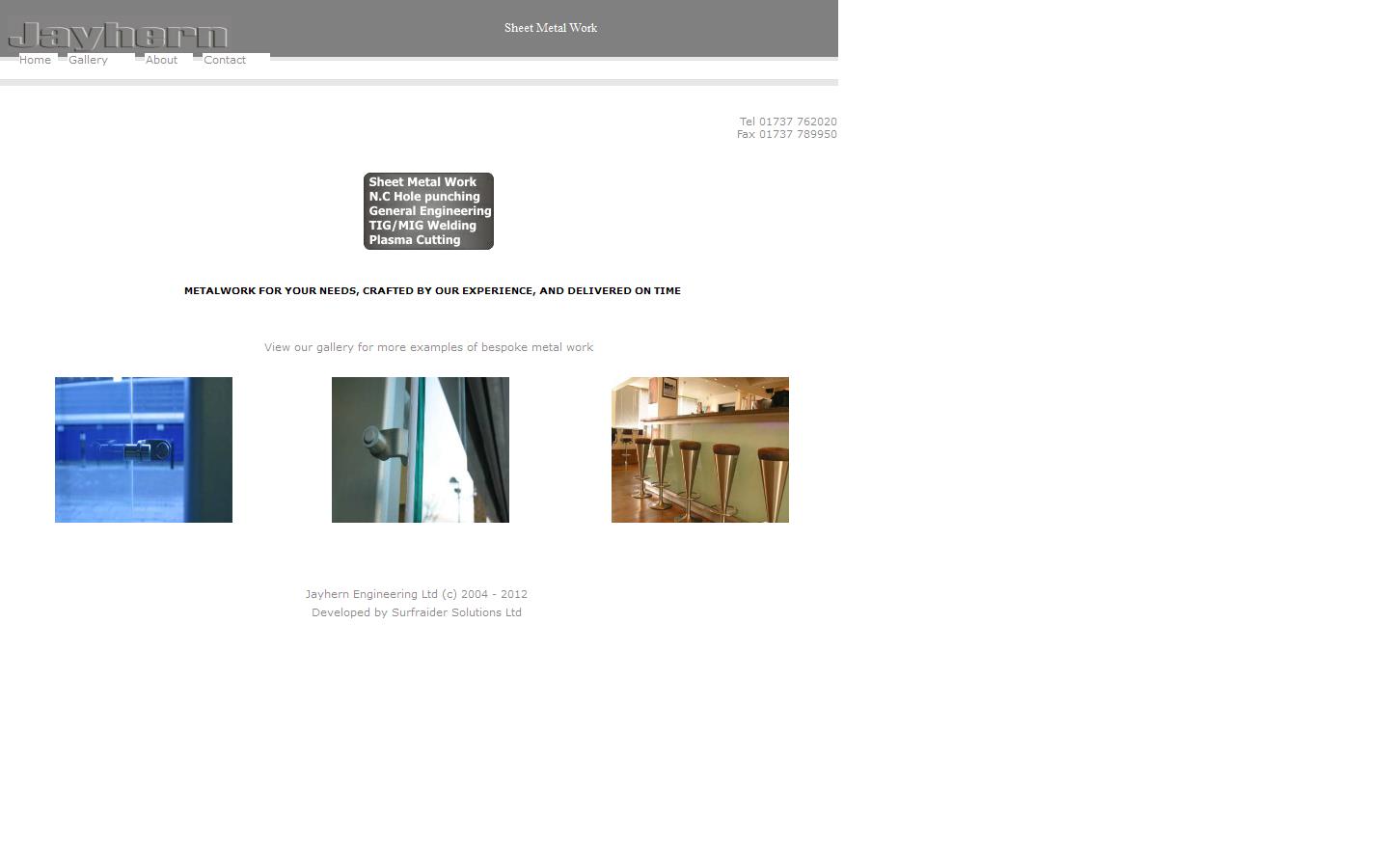 Jayhern Engineering Ltd Website