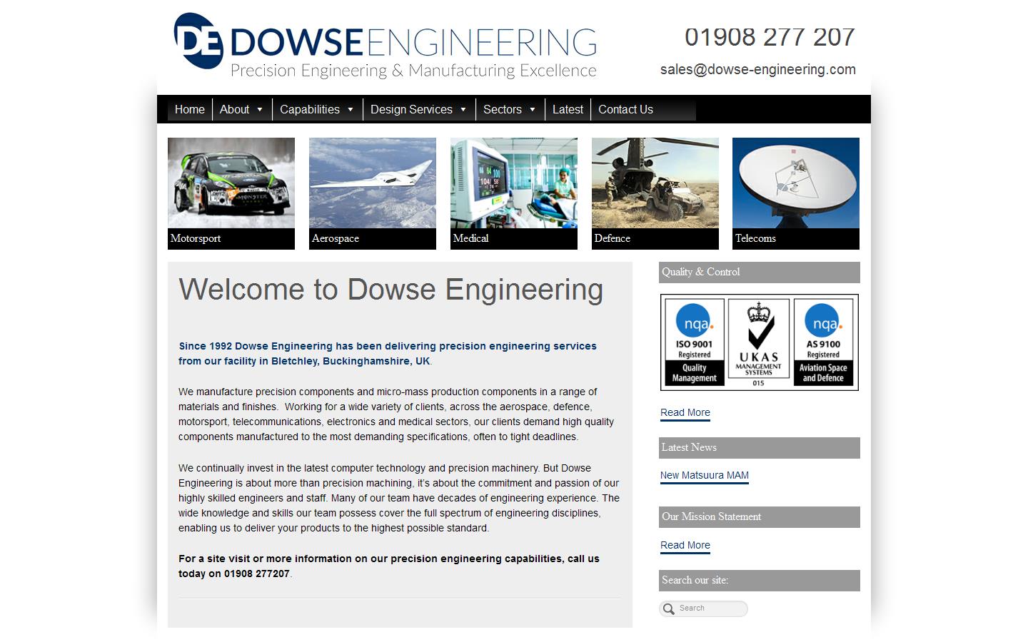 Dowse Engineering Website