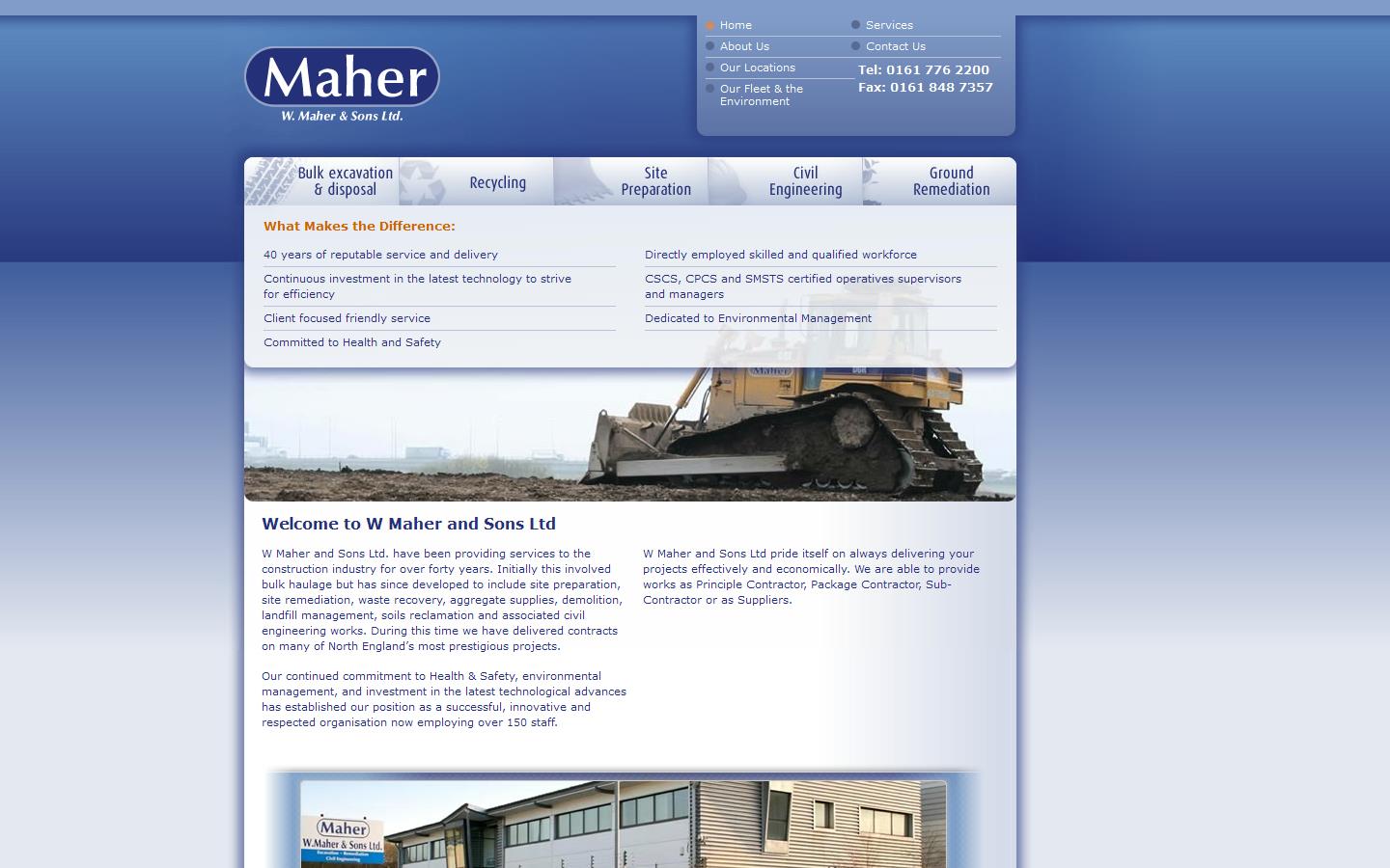 W Maher & Sons Ltd Website