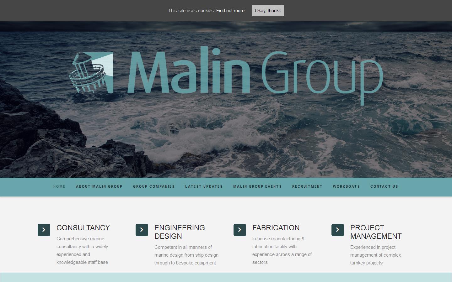 Malin Marine Consultants Aberdeenshire Ltd Website