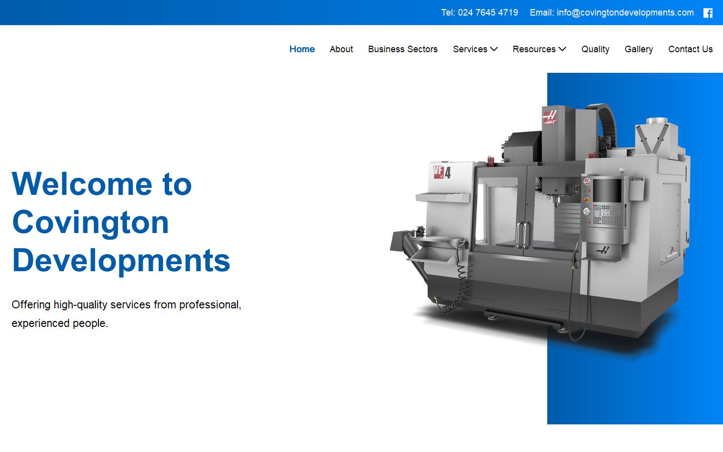 Covington Developments Ltd Website