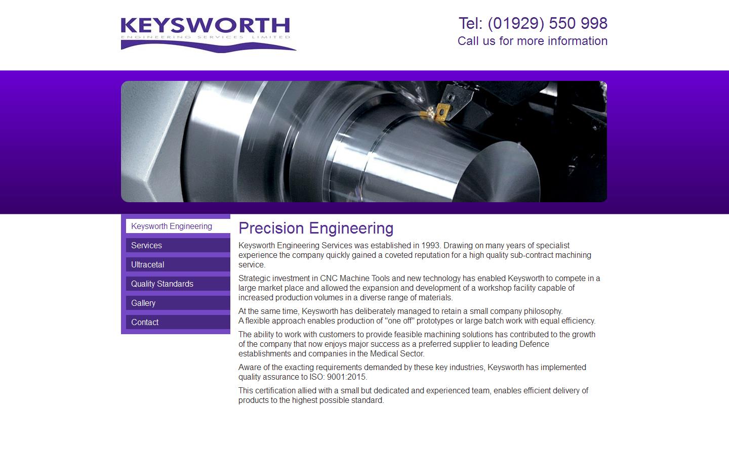 Keysworth Engineering Services Website