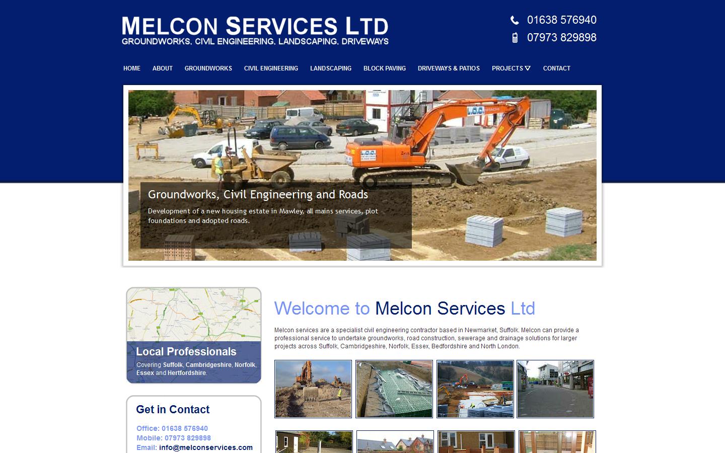 Melcon Services Ltd Website