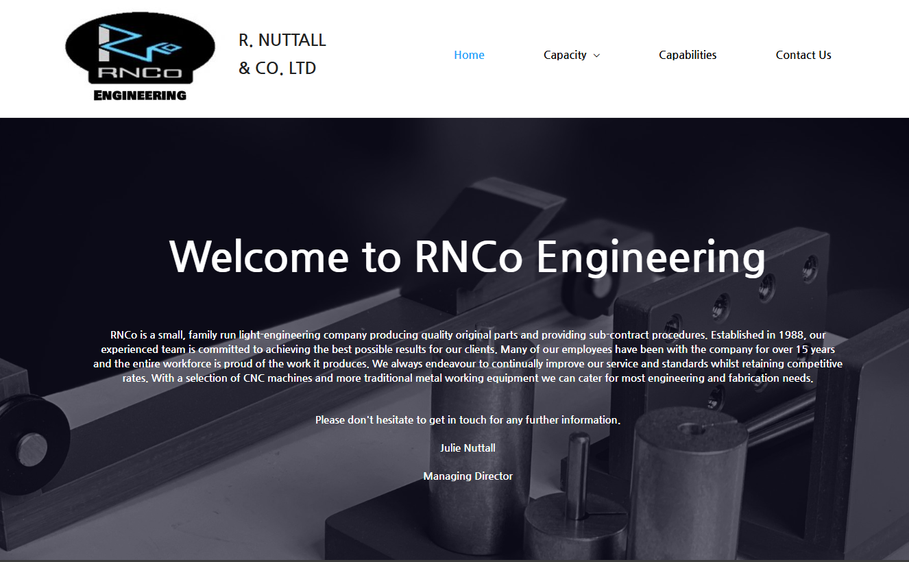R N Co Engineering Website