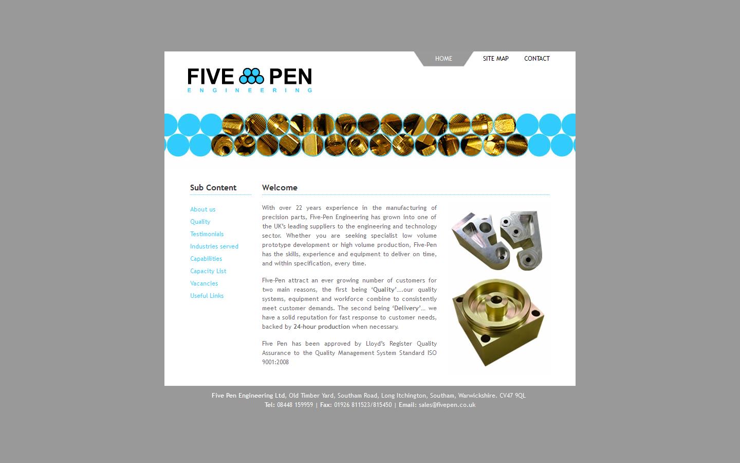 Five Pen Engineering Website
