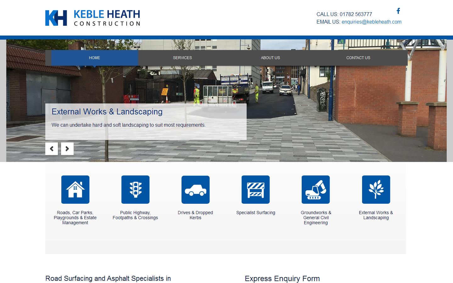 Keble Heath Construction Website