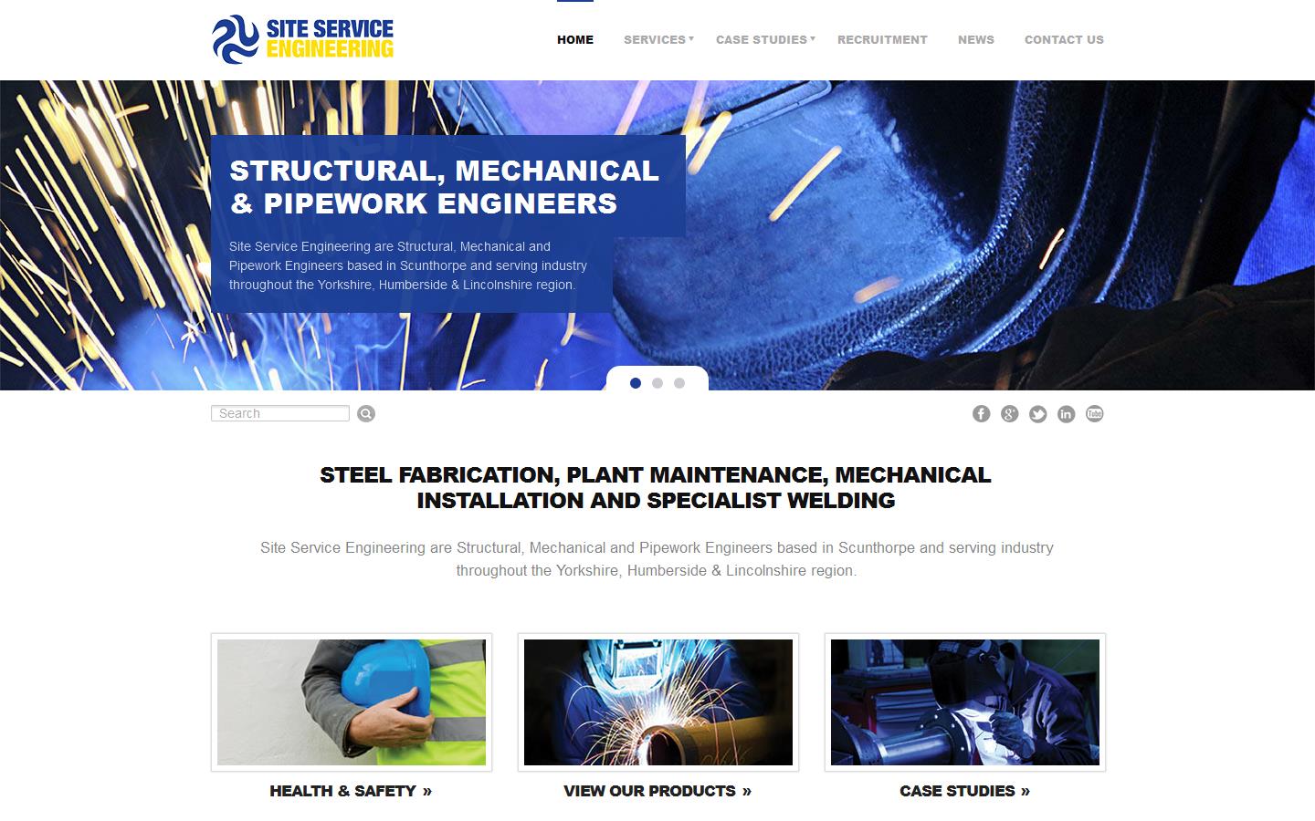 Site Service Engineering Website