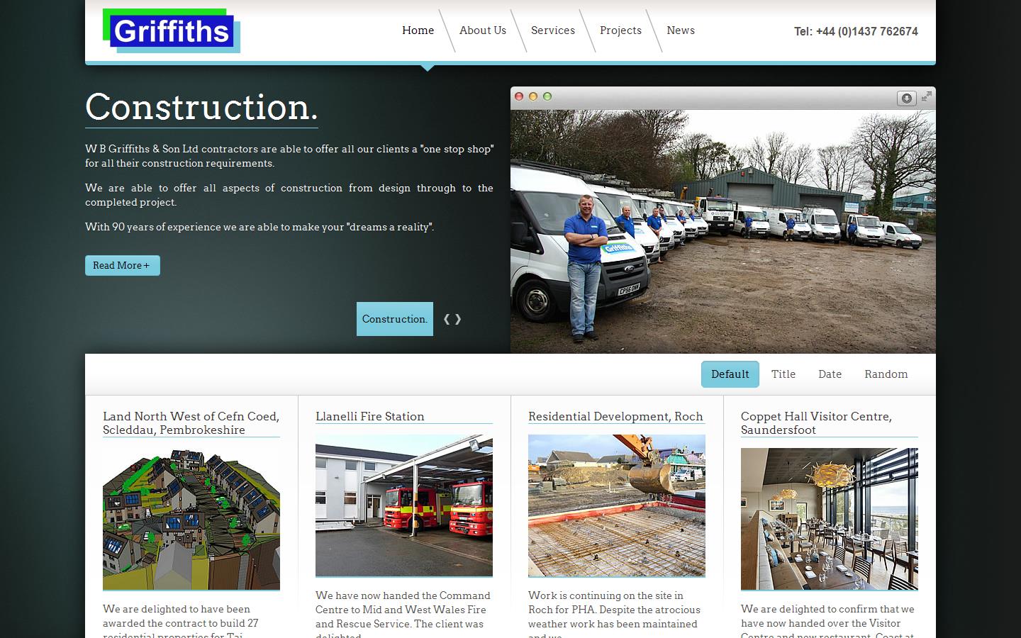 W B Griffiths & Son Ltd Website