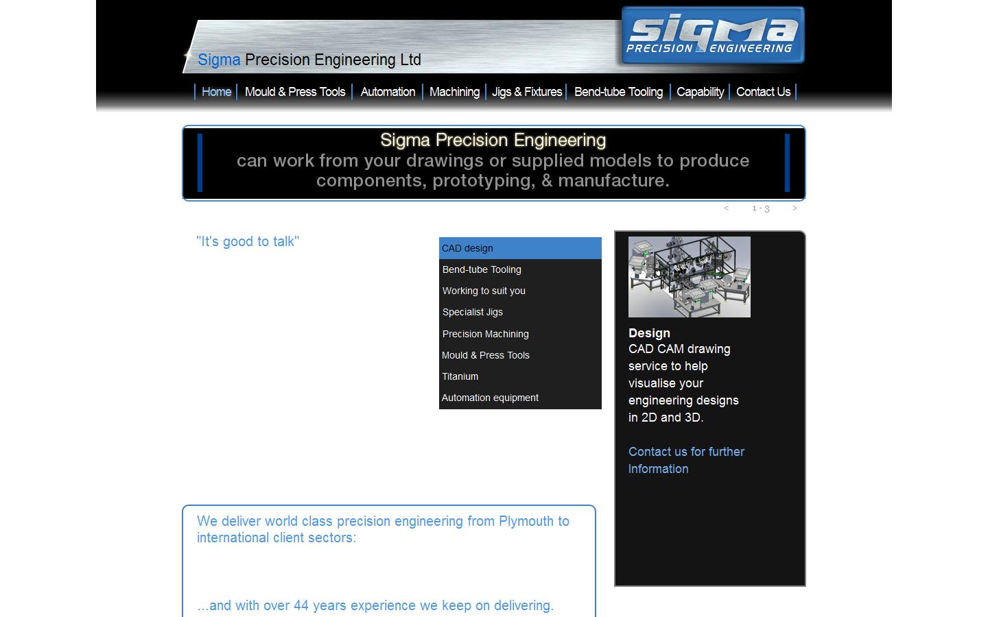 Sigma Precision Engineering Website