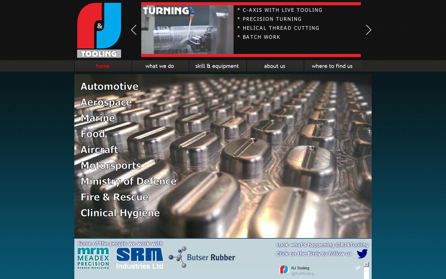 R & J Tooling Products Ltd Website