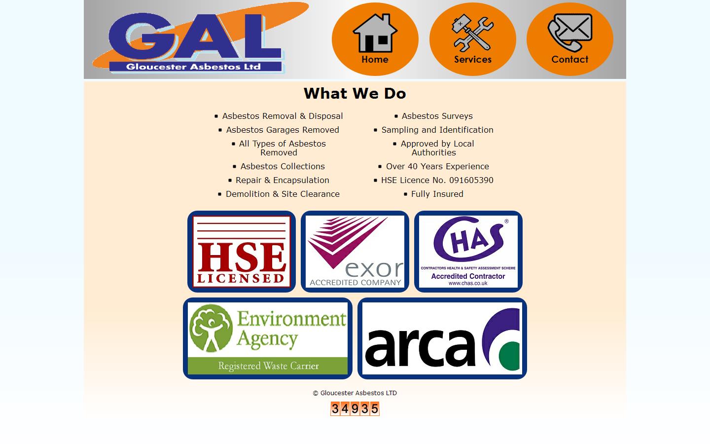 Gloucester Asbestos Ltd Website