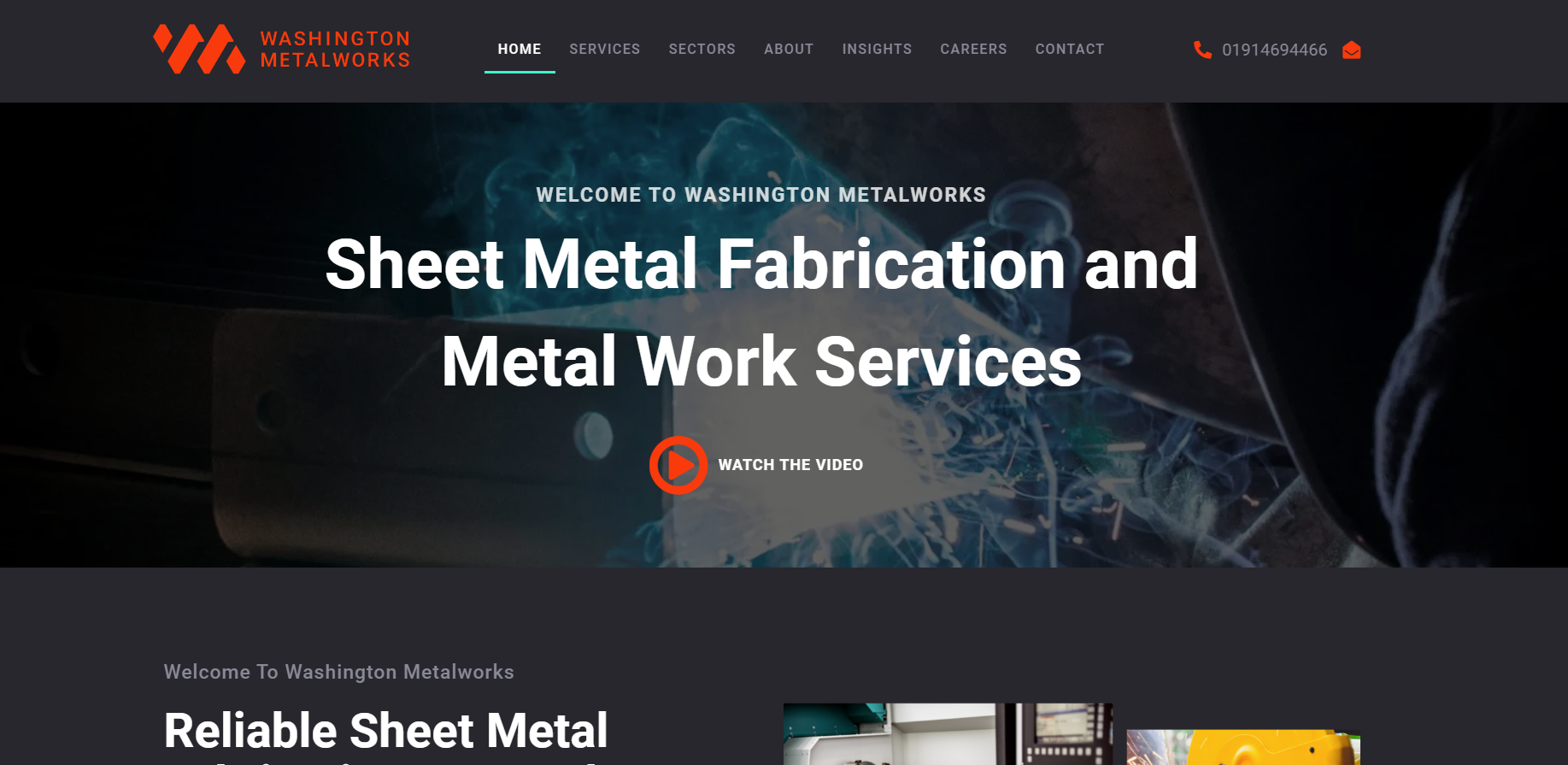 Washington Metalworks Website