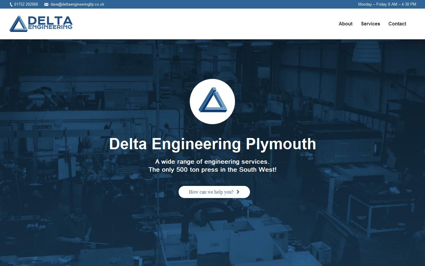 Delta Engineering Website