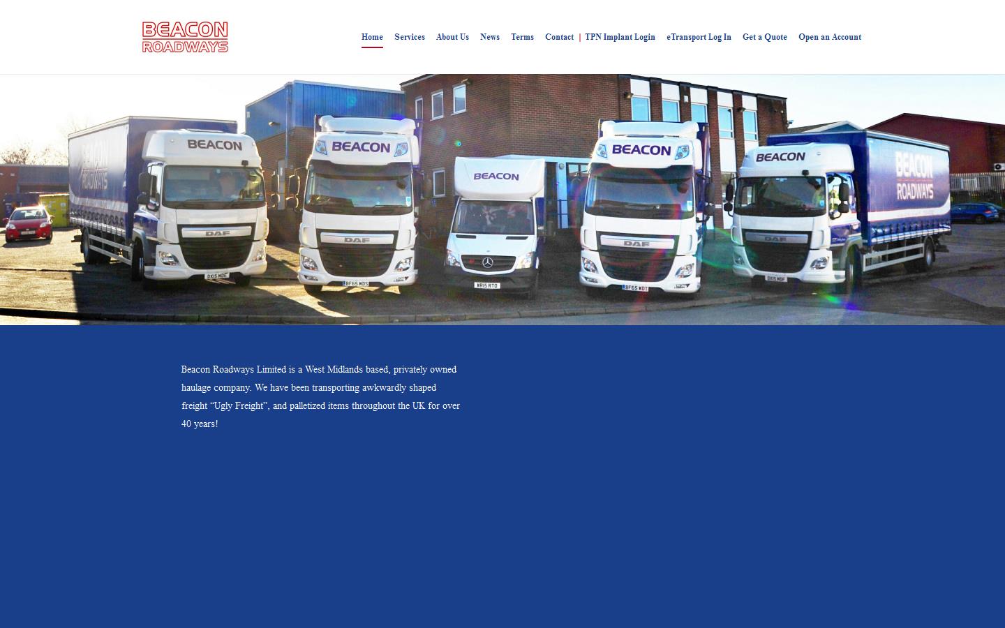 Beacon Roadways Website