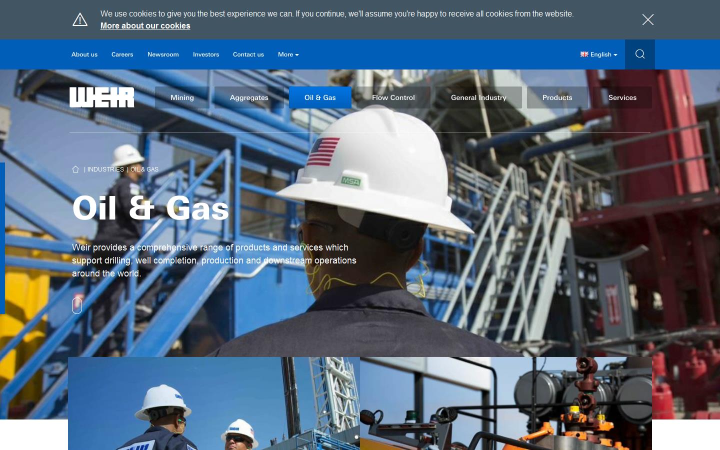 Weir Oil & Gas Website