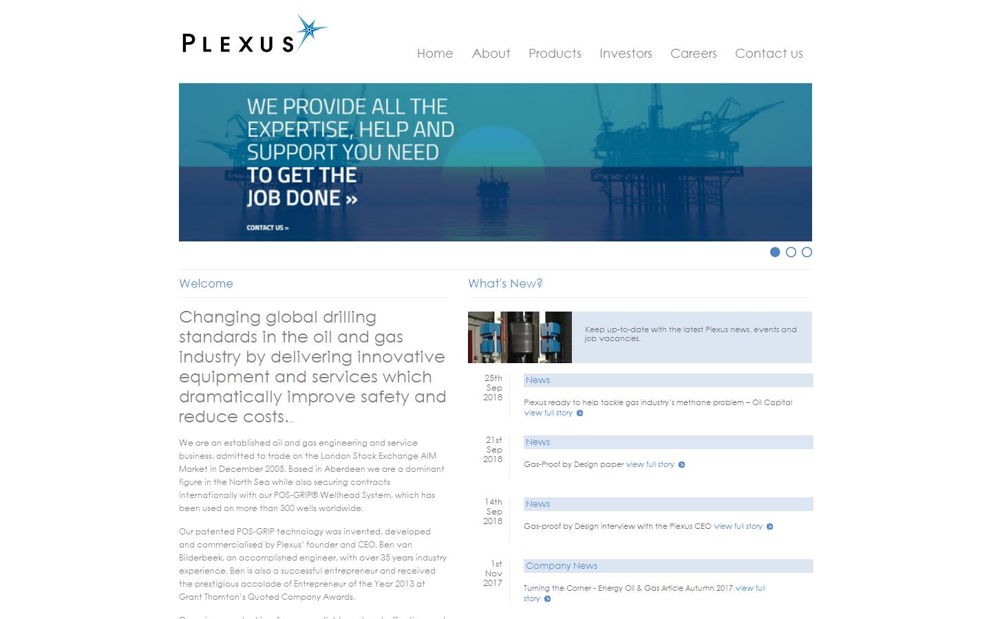 Plexus Ocean Systems Ltd Website