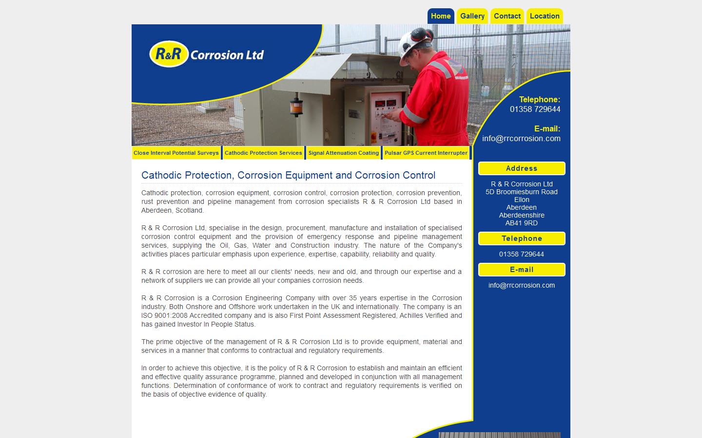 R & R Corrosion Website