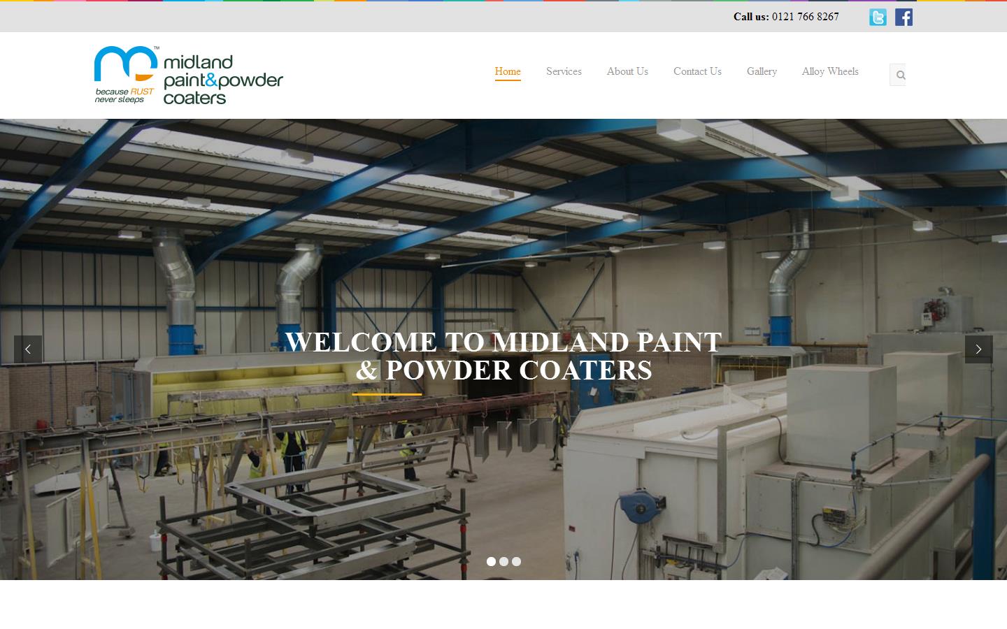 Midlands Paint & Powder Coaters Ltd Website
