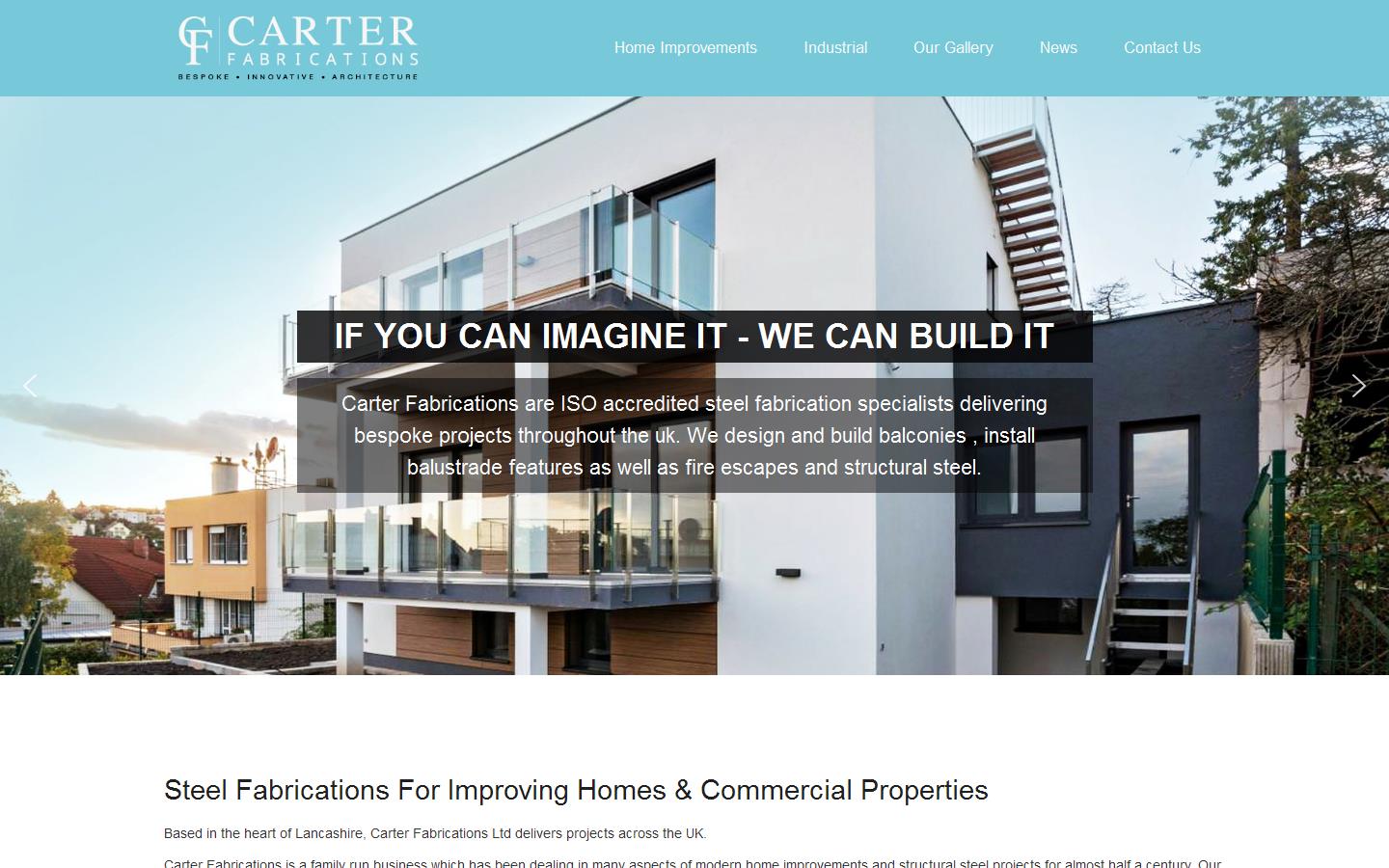 Carter Fabrications Website