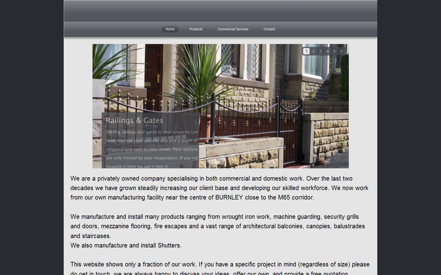 Burnley Metal Craft Ltd Website