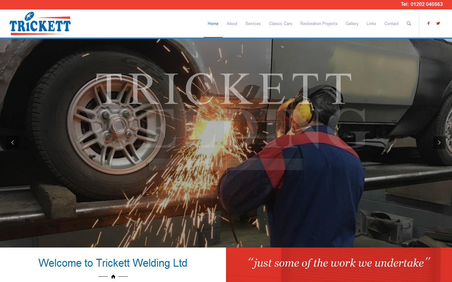 Trickett Welding Poole Ltd Website
